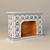 Elegant Tiled Fireplace for Electric Hearth 3D model small image 1