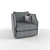 ErgoComfort Chair 3D model small image 1