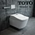 TOTO Neorest AC Toilet - Self-Cleaning with ewater+ and Actilight 3D model small image 1