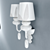 Breezelight Wall Lamp 1304: A Modern 3D Model 3D model small image 3