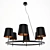 Raina Rainbow Chandelier 3D model small image 1