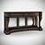 Elegant Greenwich Console Table 3D model small image 1