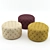 Modern Tufted Ottoman: Redefining Comfort 3D model small image 2