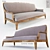 Contemporary NASU303 NAP Sofa 3D model small image 3