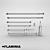 Flaminia Fold Bathroom Accessories Set 3D model small image 1