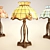 Radiant Glow Stained Glass Lamps 3D model small image 1