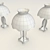 Radiant Glow Stained Glass Lamps 3D model small image 3