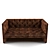 Elegant Edwards Sofa by Wittmann 3D model small image 2
