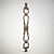 Elegant Iron Baluster: Artistic Craftsmanship 3D model small image 1