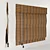 Natural Bamboo Blind - Eco-Friendly Window Shade 3D model small image 1