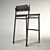 Sleek Catenary Bar Stool 3D model small image 2