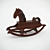 ZeroOne Designer Rocking Horse 3D model small image 1