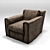 RIO BASSA Armchair: Modern and Stylish 3D model small image 1