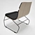 Modern Stripe F262 Accent Chair 3D model small image 2