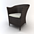 Rattan Woven Chair 3D model small image 1