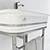 Epoque Swarovski Washbasin: Porcelanosa Grupo 3D model small image 2