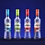 Variety Pack: Six Unique Vodka Bottles 3D model small image 2