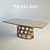 Elegant Metal-Based Dining Table 3D model small image 1