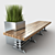 Modern Outdoor Bench 3D model small image 1