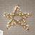 Scandinavian Star Garland Decor 3D model small image 1