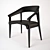 Elegant Memory Ash Armchair 3D model small image 1