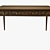 Elegant Baker Desk: 9887 Model 3D model small image 1