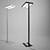 HALLA LEIRA Floor Lamp - Elegant Lighting Solution 3D model small image 1