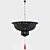 Ethnic Ceiling Pendant Light 3D model small image 1