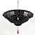 Ethnic Ceiling Pendant Light 3D model small image 2