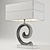 Elegant Metal Table Lamp 3D model small image 3