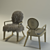 Title: Ocean Monarch: Plush Rocking Chair 3D model small image 1