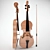 Melodic Masterpiece: Classic Violin 3D model small image 1