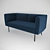 Elegant Novamobili Onni Sofa 3D model small image 1