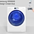 Samsung WW9000 Blue Design Excellence 3D model small image 1