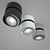 Sleek Ceiling Luminaire by HALLA 3D model small image 2