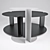 Sleek Stackable Nix Tables - Elegant Functionality 3D model small image 1