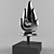 Elegant Eichholtz Flame Thai Medium 3D model small image 1