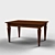 Verdi Luxury Dining Table: Elegant and Spacious 3D model small image 1