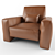 Cozy Moreton Armchair 3D model small image 1