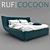 RUF|COCOON Bed: Cozy and Stylish 3D model small image 1