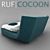 RUF|COCOON Bed: Cozy and Stylish 3D model small image 2