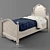 1900х1000 Bed 3D model small image 1