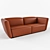 Polaris Texas Sofa - Sleek and Stylish 3D model small image 1