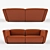 Polaris Texas Sofa - Sleek and Stylish 3D model small image 2