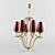 Elegant Crystal Chandelier 3D model small image 1