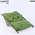 Karup Figo Sofa Bed: Versatile & High-Quality 3D model small image 1