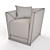 Elegant Perseus Armchair 3D model small image 2