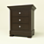 Modern Antique Nightstand: Zichele 6513 3D model small image 1