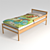 SNIGLAR Children's Bed - 70x160cm 3D model small image 1