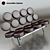 Marshmallow Sofa by Herman Miller 3D model small image 1